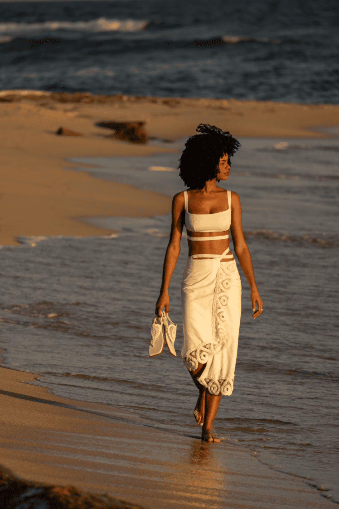 Fotografía de moda en la playa Santo Domingo República Dominicana golden hour — Babula Shots RD