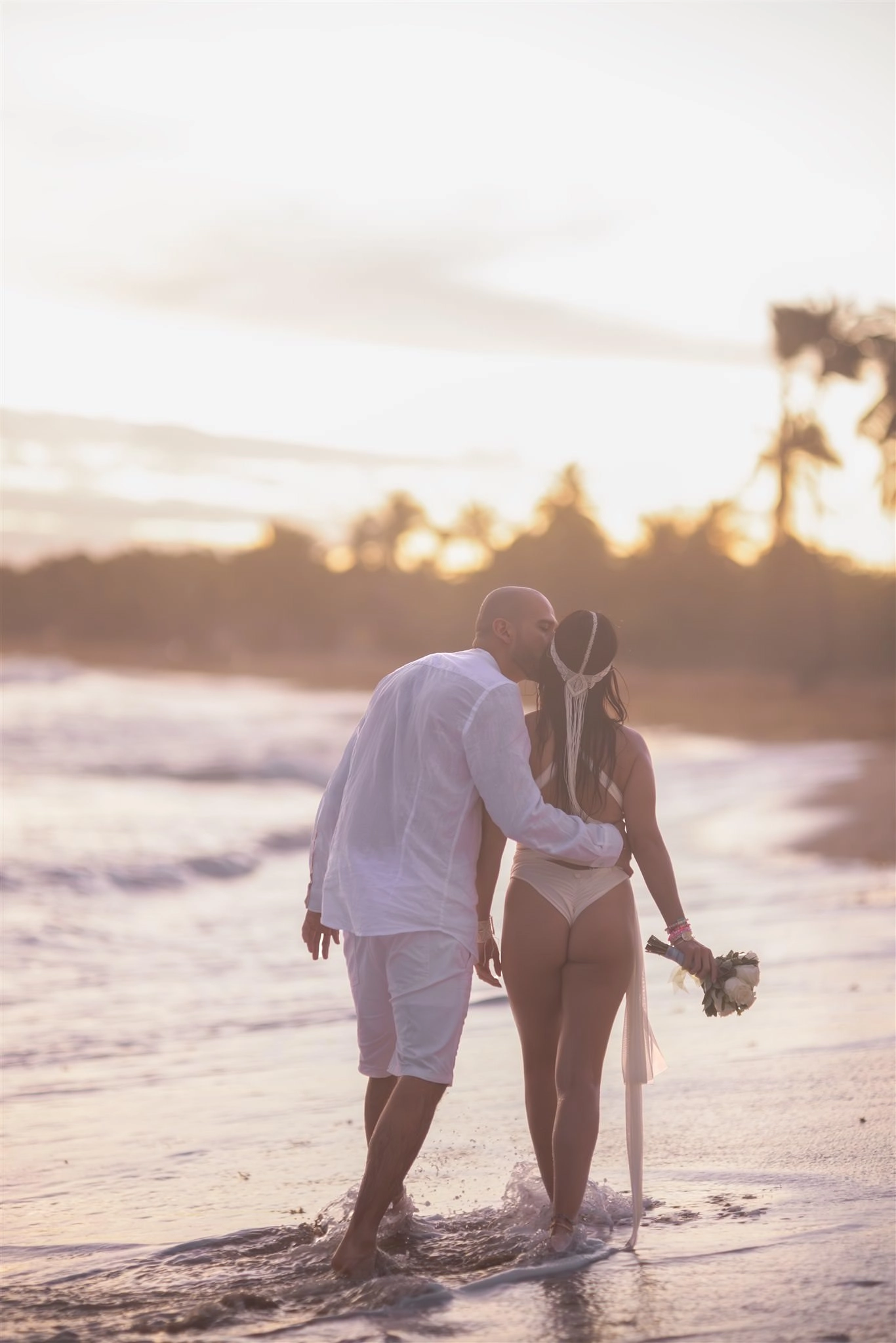 Fotógrafo boda romántica en la playa de Las Terrenas Samaná